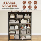 Chest of Drawers for Bedroom 7 Fabric