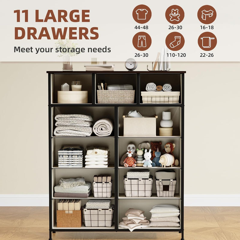 Chest of Drawers for Bedroom 7 Fabric