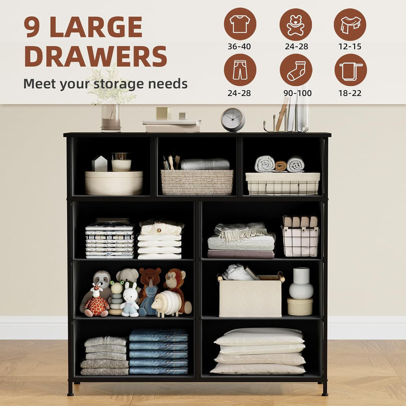 Chest of Drawers for Bedroom 7 Fabric