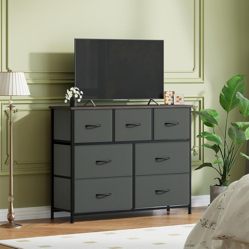 Chest of Drawers for Bedroom 7 Fabric