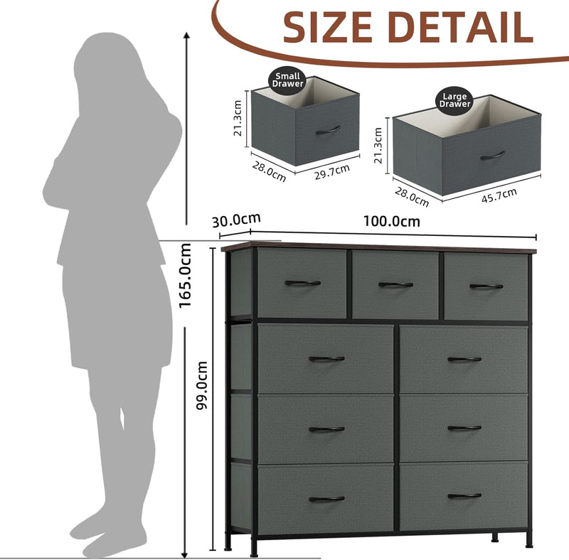 Chest of Drawers for Bedroom 7 Fabric