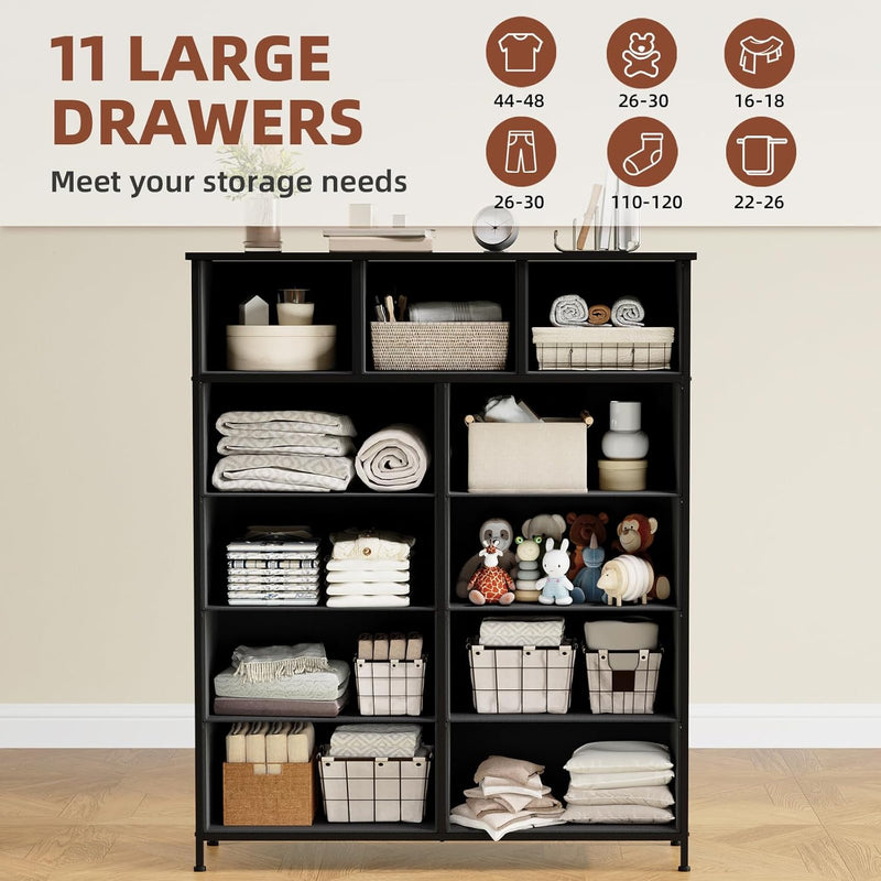 Chest of Drawers for Bedroom 7 Fabric