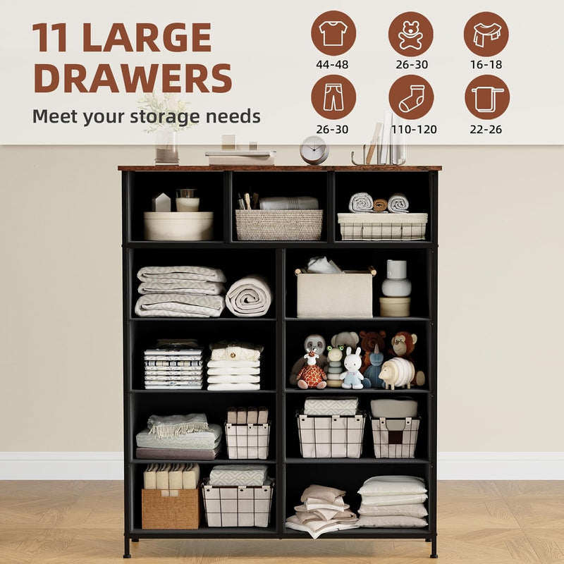 Chest of Drawers for Bedroom 7 Fabric