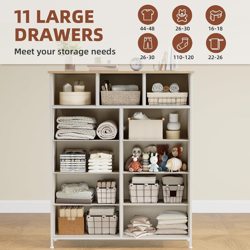 Chest of Drawers for Bedroom 7 Fabric