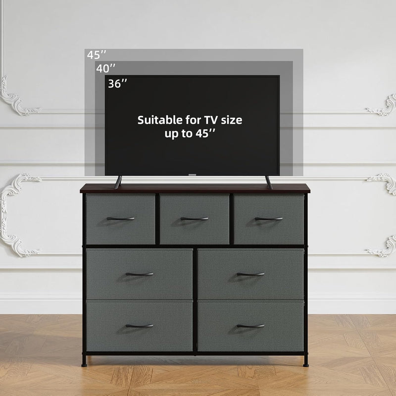 Chest of Drawers for Bedroom 7 Fabric