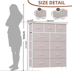 Chest of Drawers for Bedroom 7 Fabric