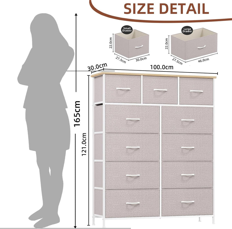 Chest of Drawers for Bedroom 7 Fabric