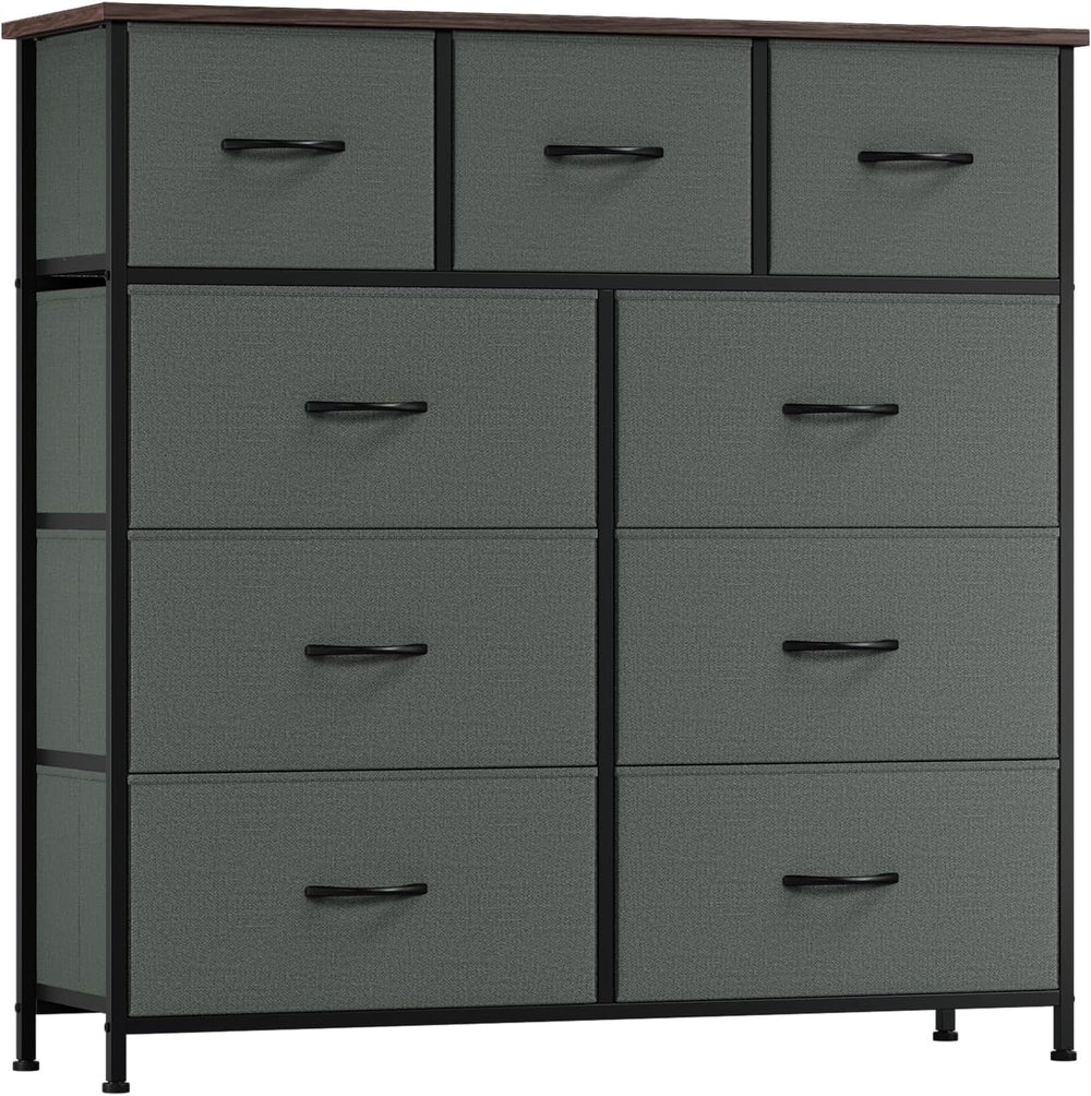 Tall Chest of Drawers for Bedroom with 9