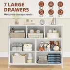 Tall Chest of Drawers for Bedroom with 9