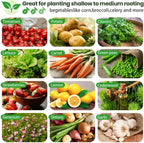 Tall Corrugated Galvanized Steel Raised Garden Bed (2 Pack)