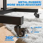 Tall Mobile TV Stand on Wheels for 32-80