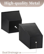 Tall Plant Pots Outdoor: 55CM Metal Garden Planters (Set of 2)