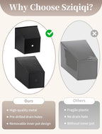 Tall Plant Pots Outdoor: 55CM Metal Garden Planters (Set of 2)