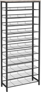 Tall Shoe Rack Large Capacity Storage Organiser 12-Tier