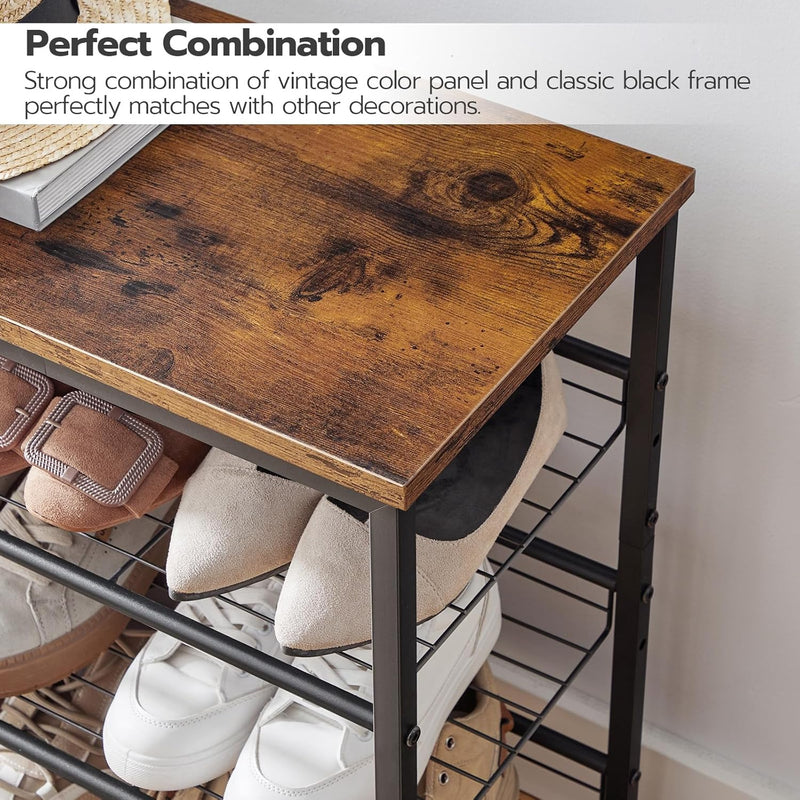 Tall Shoe Rack Large Capacity Storage Organiser 12-Tier