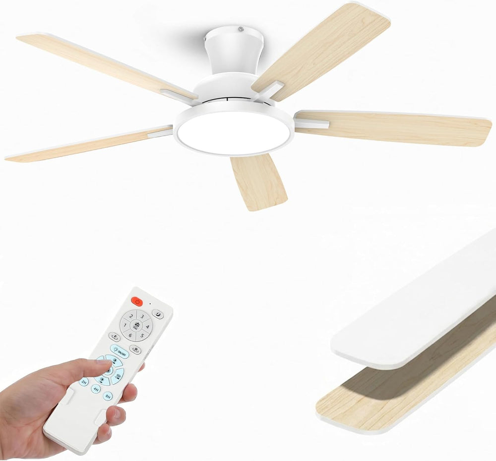 52 Inch Ceiling Fan Lights with Remote Control