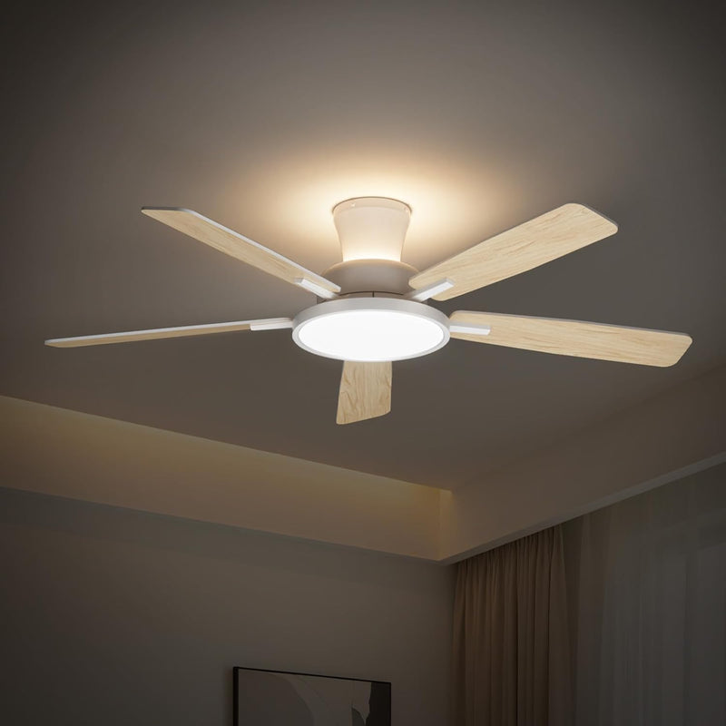 52 Inch Ceiling Fan Lights with Remote Control