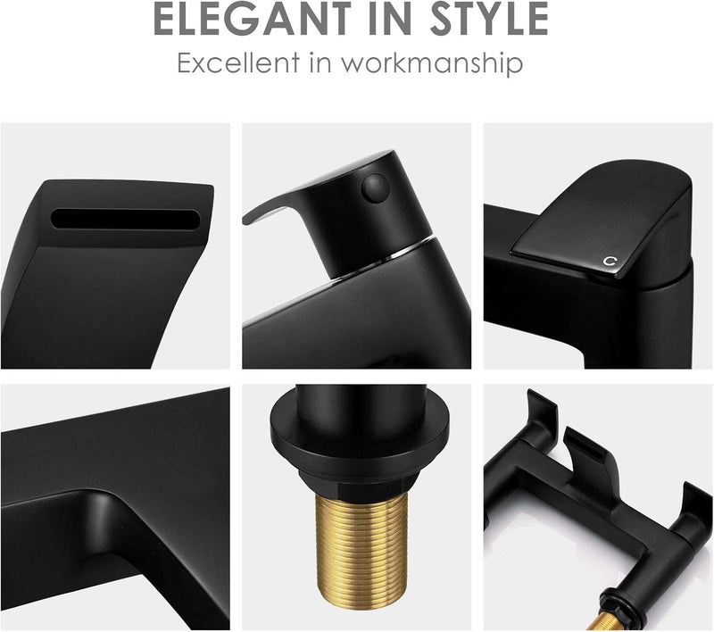 Bath Taps Waterfall Mixers Tub Tap Bathtub Filler