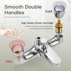 Taps with Shower Attachment Monobloc Mixer Tap Bathtoom
