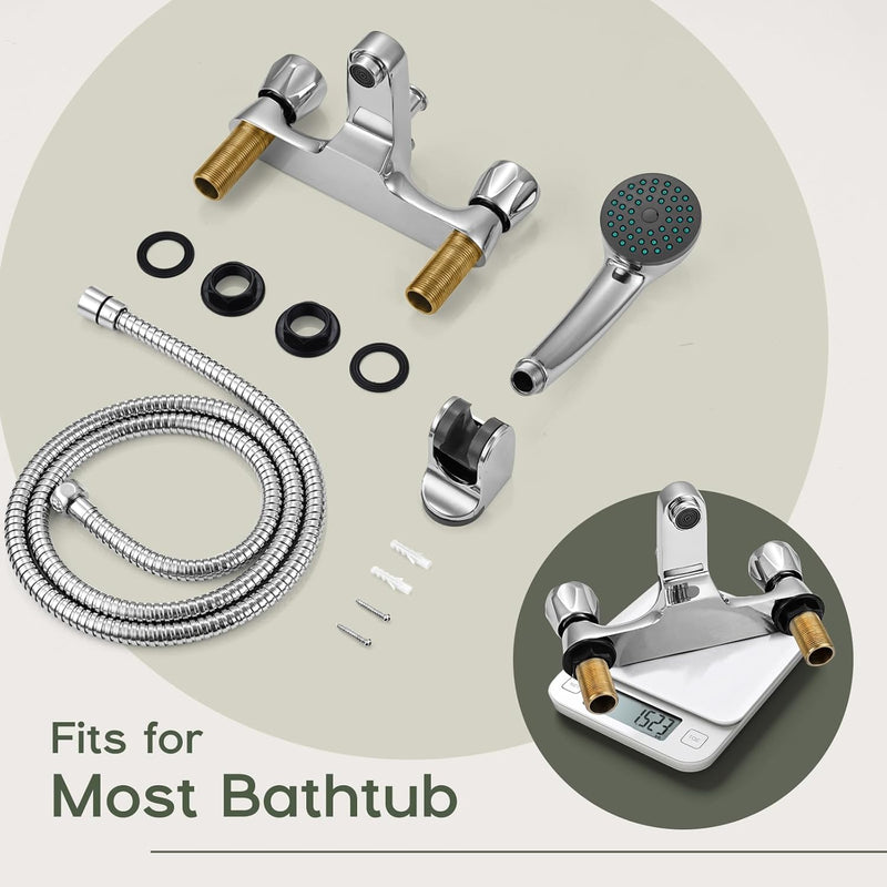 Bath Taps with Shower Attachment Monobloc Mixer Tap