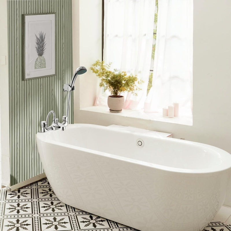 Bath Taps with Shower Attachment Monobloc Mixer Tap