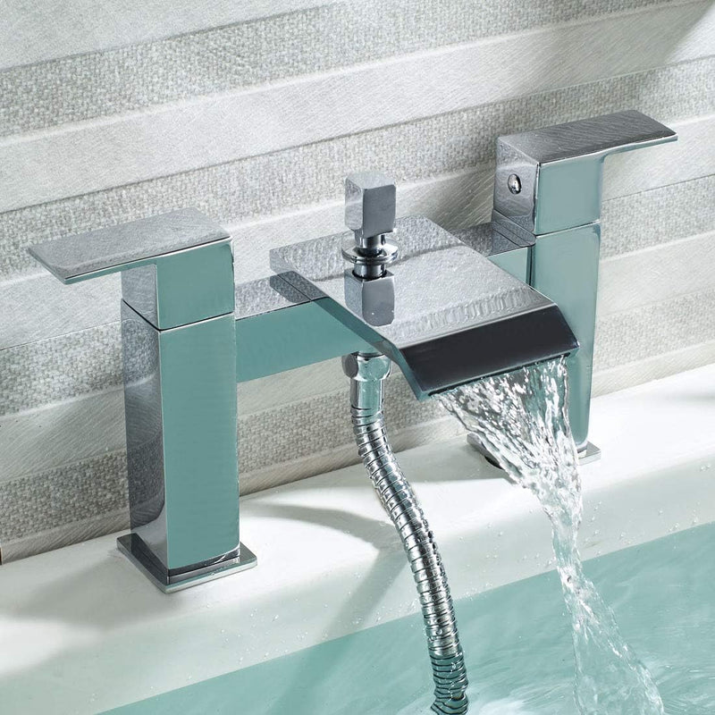 Bath Taps with Shower Waterfall Bathroom Tub Tap