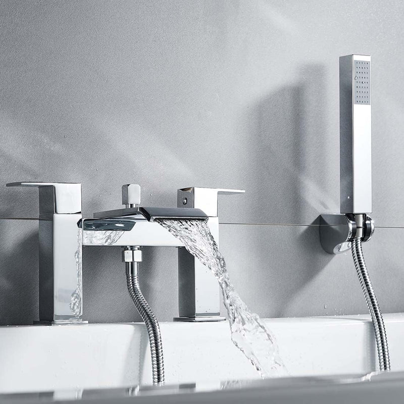 Bath Taps with Shower Waterfall Bathroom Tub Tap