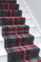 Tartan Hall Runners Modern Luxurious Soft Pile Rug