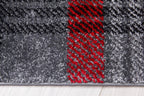 Tartan Hall Runners Modern Luxurious Soft Pile Rug