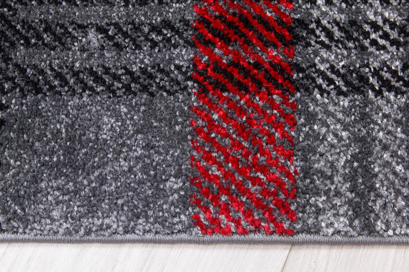 Tartan Hall Runners Modern Luxurious Soft Pile Rug