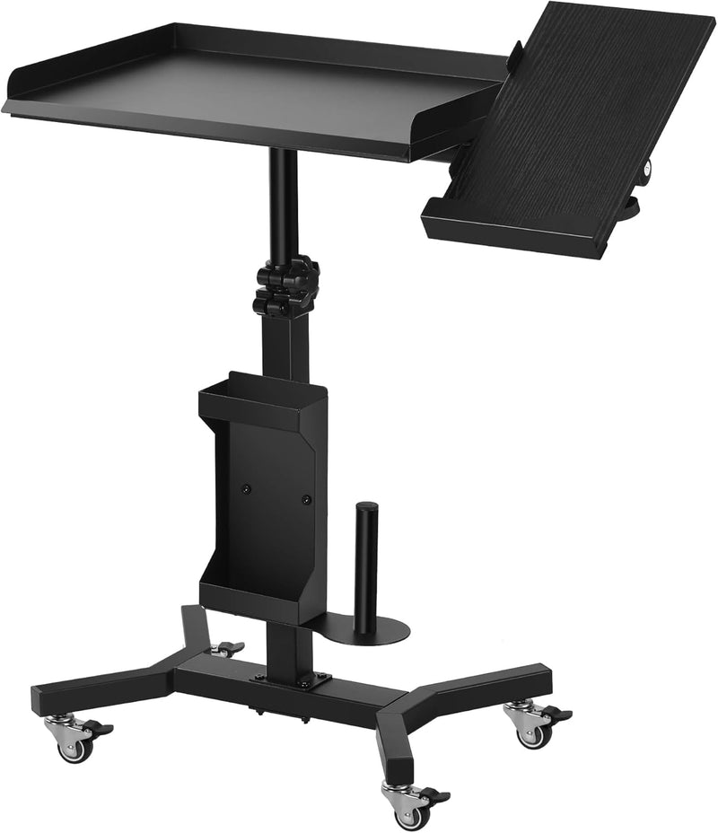Tattoo Tray Cart on Wheels with Extension Rotatable