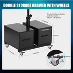Tattoo Workstation Salon Trolley Cart and Storage Drawers