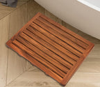 Teak Shower Bench Seat and Bath Mat Large