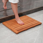 Teak Shower Bench Seat and Bath Mat Large