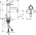 Tecturis S Bathroom Tap Wall-Mounted for Concealed Installation