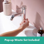 Tecturis S Bathroom Tap Wall-Mounted for Concealed Installation