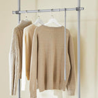 Telescopic Clothes Rail with Adjustable L-Shaped Or One-Line
