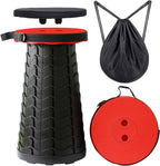 Telescopic Stool Adjustable Camping Collapsible with Seat