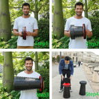 Telescopic Stool Adjustable Camping Collapsible with Seat