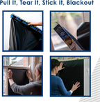 Temporary Blinds for Windows Static Out Bedroom Travels