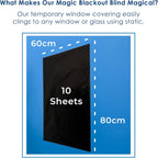 Temporary Blinds for Windows Static Out Bedroom Travels