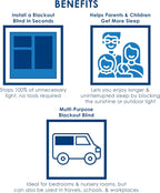 Temporary Blinds for Windows Static Out Bedroom Travels