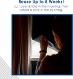 Temporary Blinds for Windows Static Out Bedroom Travels
