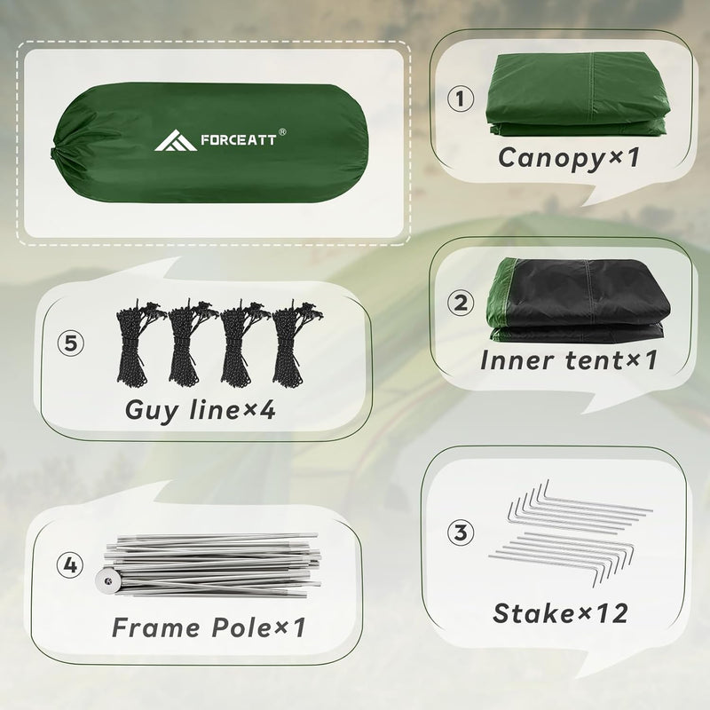 Tent 2-4 Man for Camping