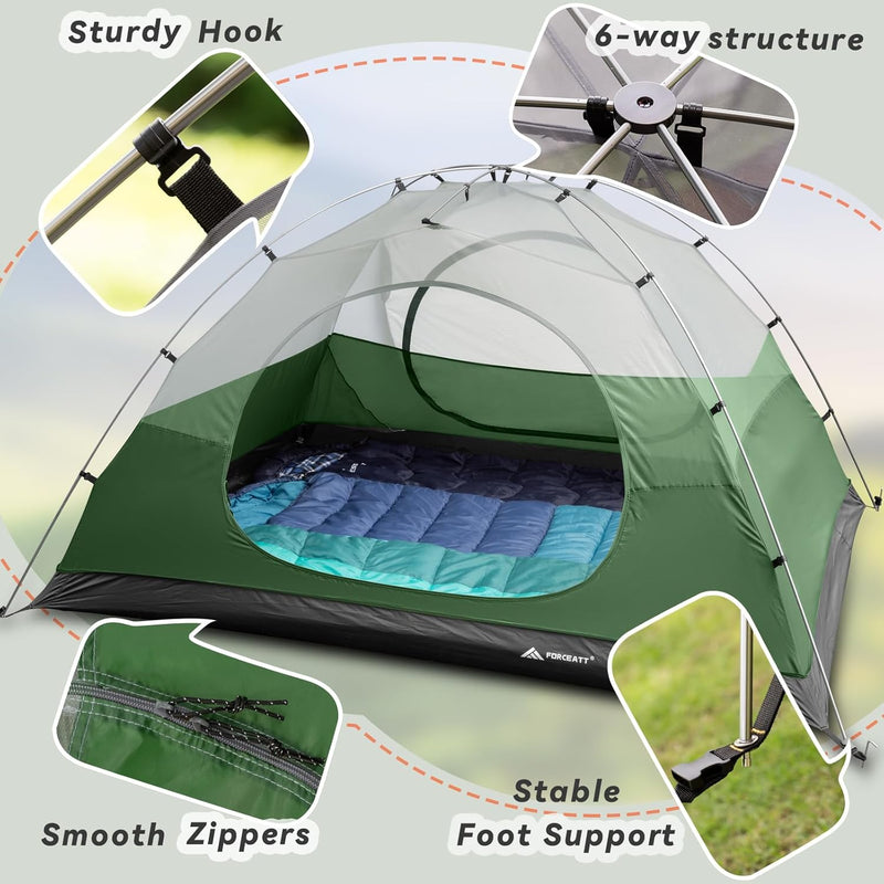 Tent 2-4 Man for Camping
