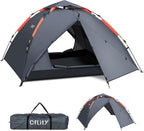 Tent 3 Man Instant Pop Up Waterproof Three