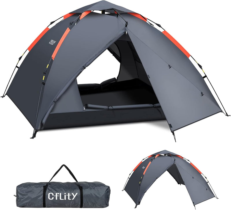 Tent 3 Man Instant Pop Up Waterproof Three