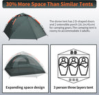 Tent 3 Man Instant Pop Up Waterproof Three