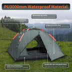 Tent 3 Man Instant Pop Up Waterproof Three