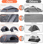 Tent Automatic 3 Man Person Instant Pop Up